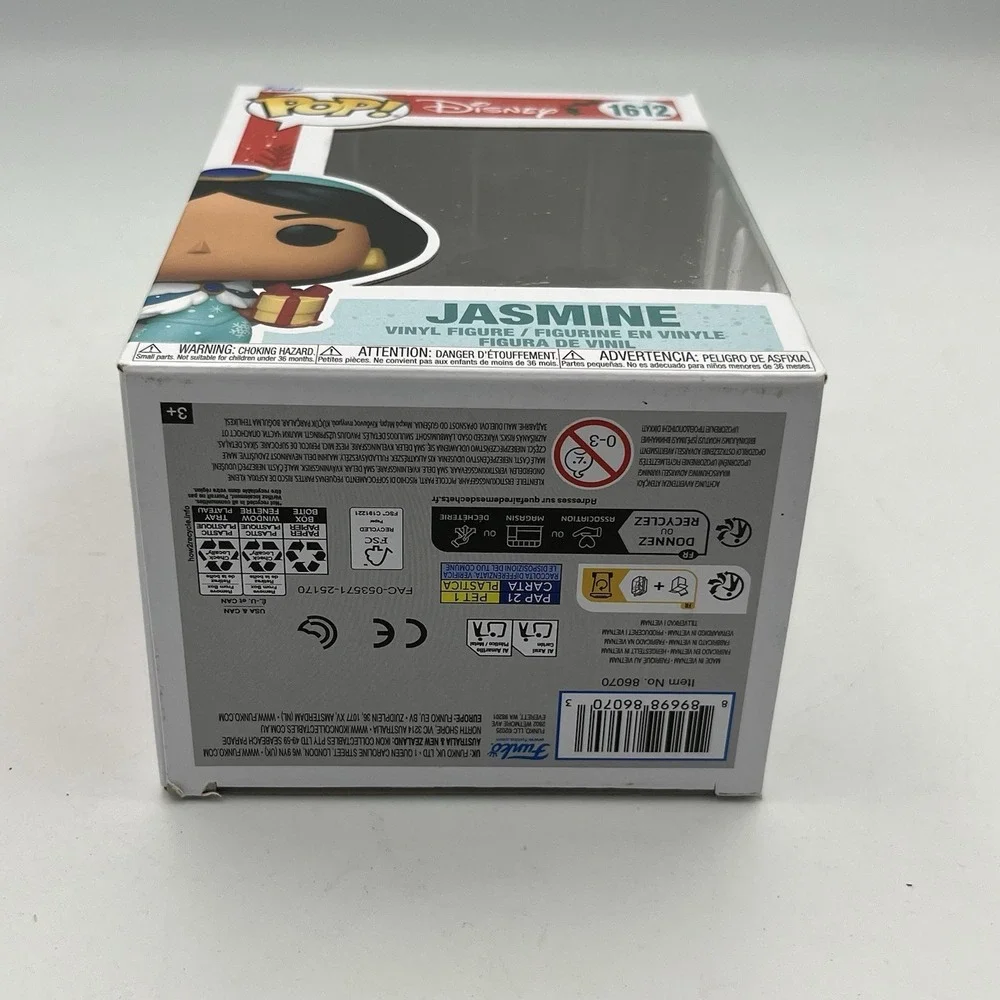 Funko Pop! Disney Princess Holiday 2025 Jasmine #1612 With Pop Protector